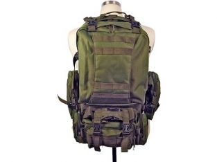 A&M 600 D Back Pack Large Olive